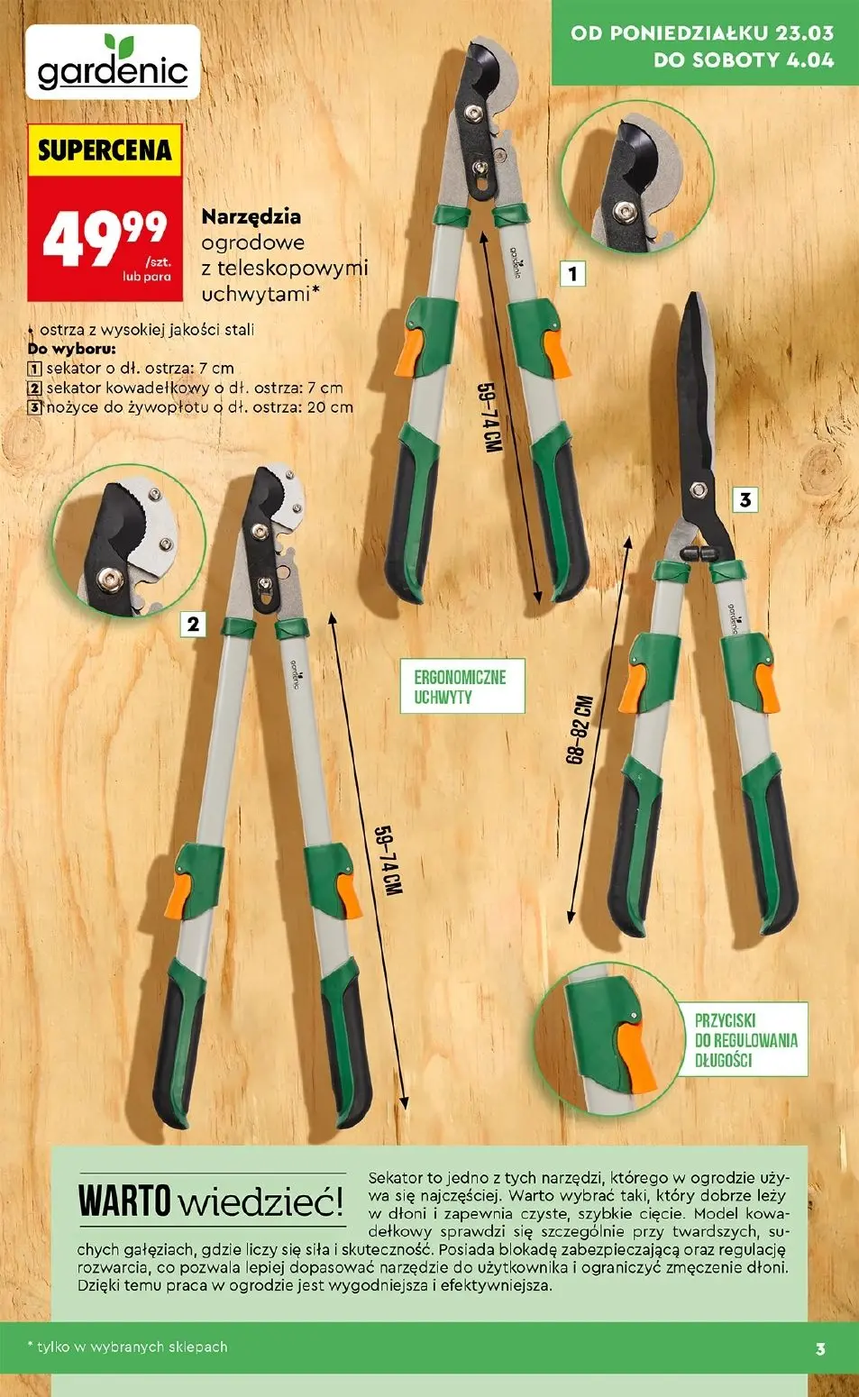 gazetka promocyjna Biedronka Hity i inspiracje do ogrodu - Strona 3