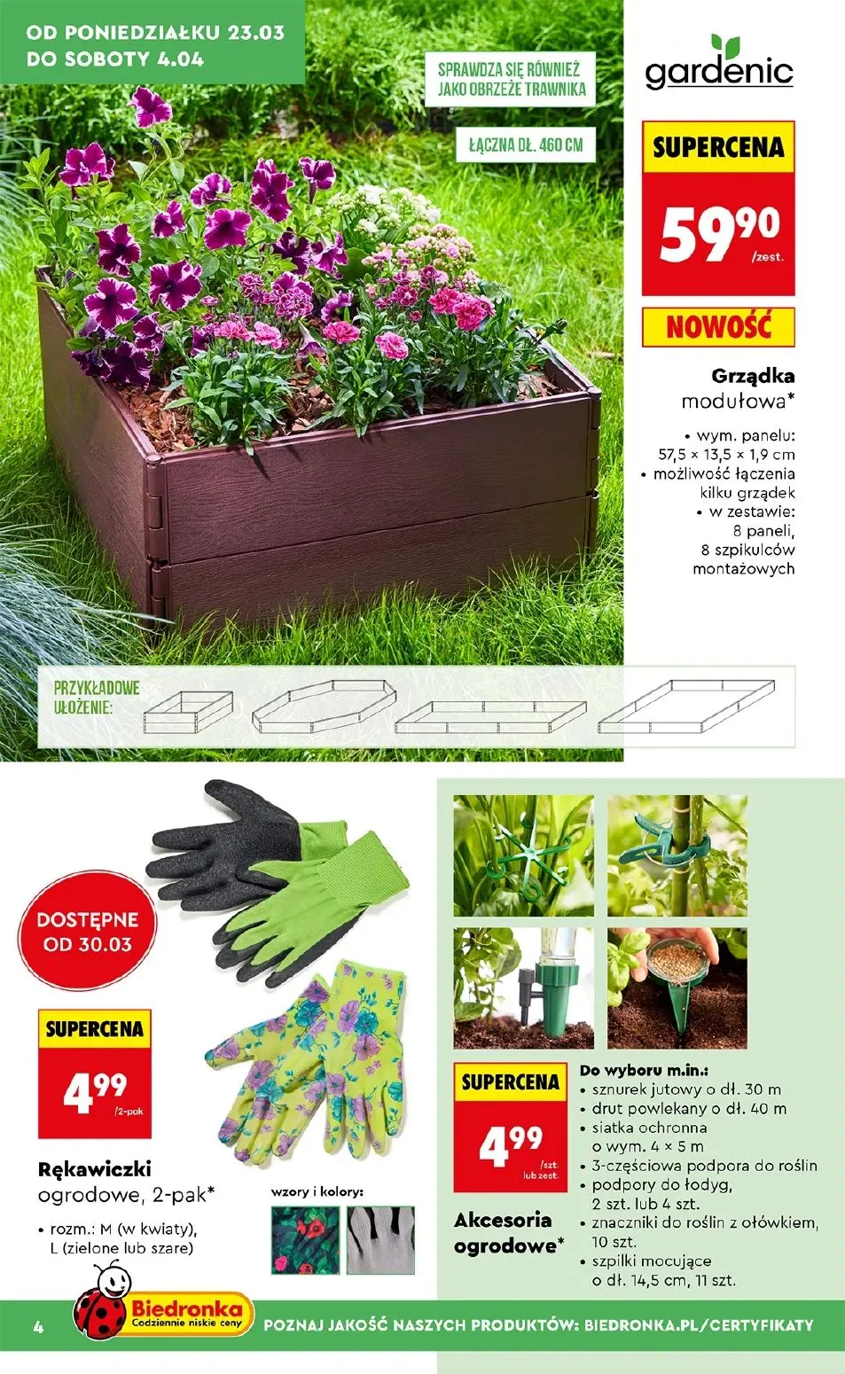 gazetka promocyjna Biedronka Hity i inspiracje do ogrodu - Strona 4