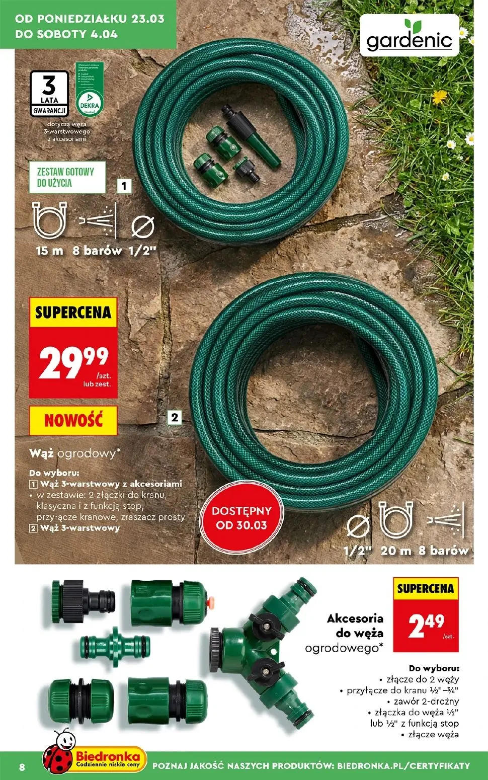 gazetka promocyjna Biedronka Hity i inspiracje do ogrodu - Strona 8