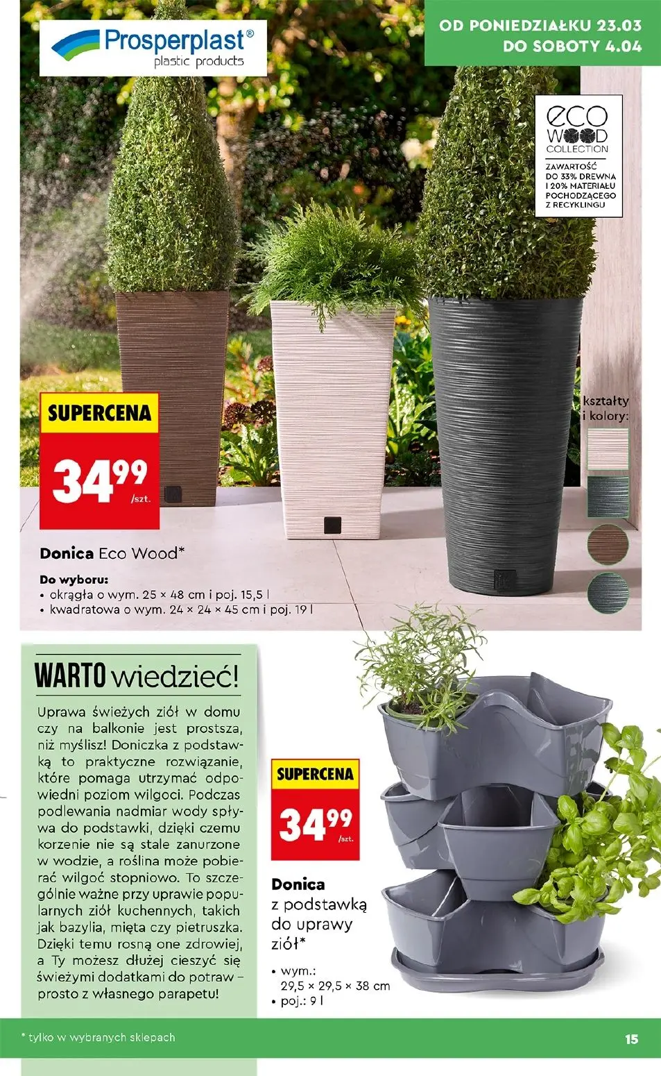 gazetka promocyjna Biedronka Hity i inspiracje do ogrodu - Strona 15