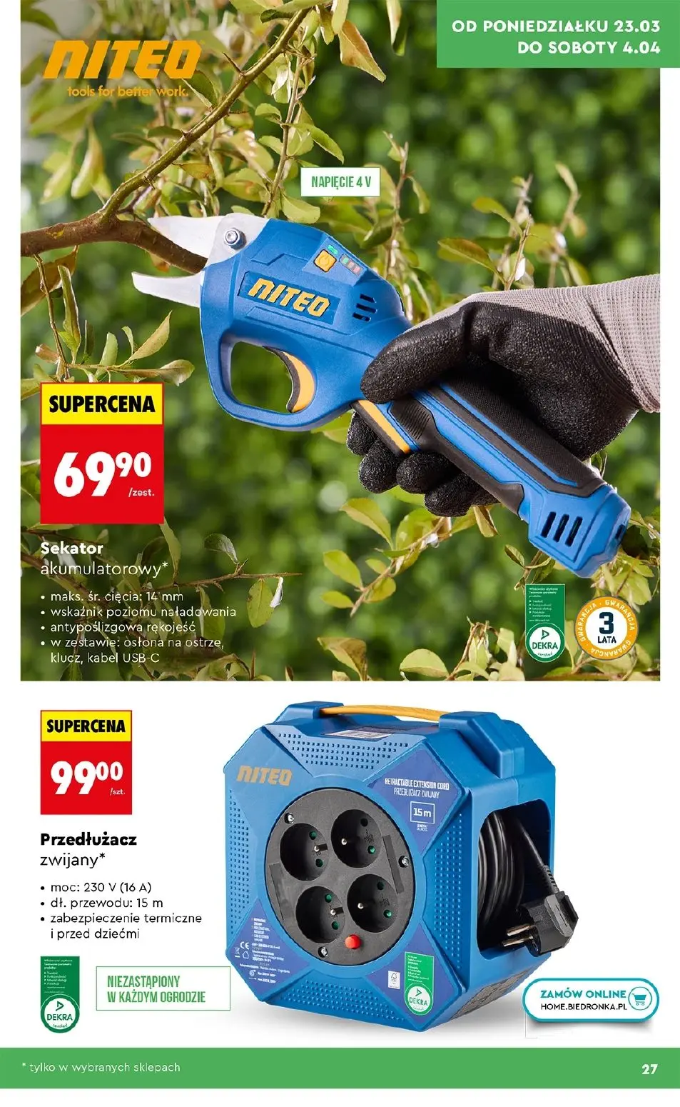 gazetka promocyjna Biedronka Hity i inspiracje do ogrodu - Strona 27