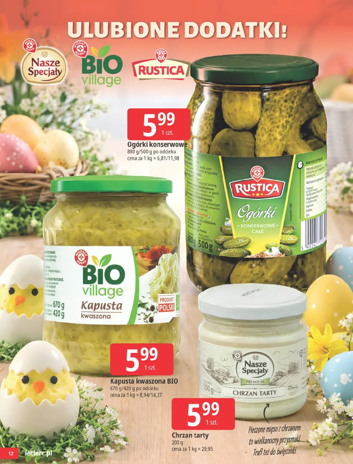 gazetka promocyjna E.Leclerc Wielkanocne przygotowania - Strona 12