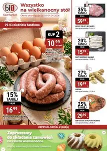Gazetka promocyjna bi1, ważna od 2026-03-25 do 2026-04-04.