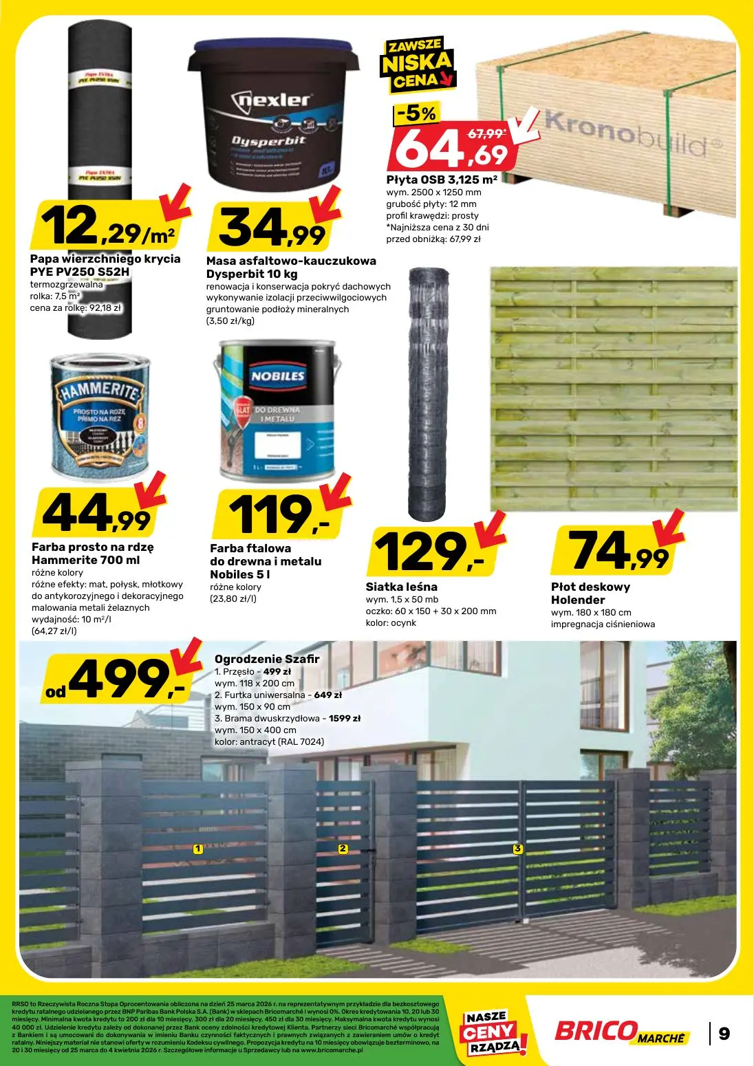 gazetka promocyjna BRICOMARCHE Z pasją do domu i ogrodu - Strona 9