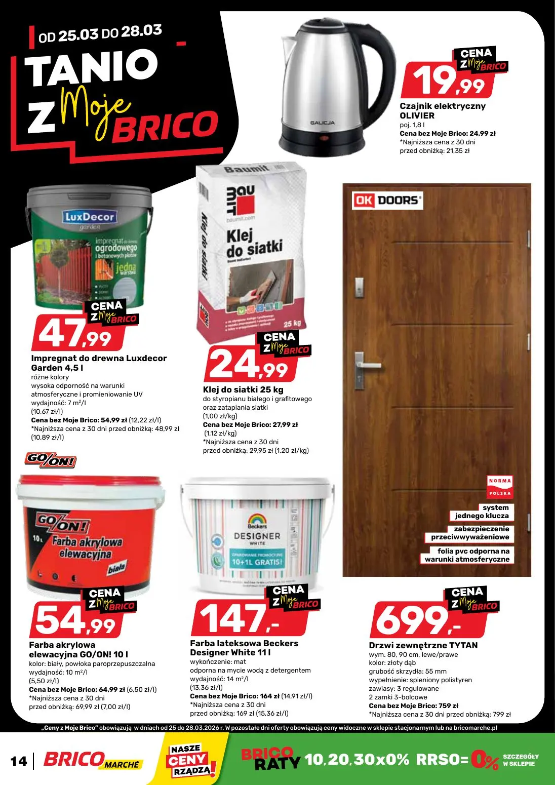 gazetka promocyjna BRICOMARCHE Z pasją do domu i ogrodu - Strona 14