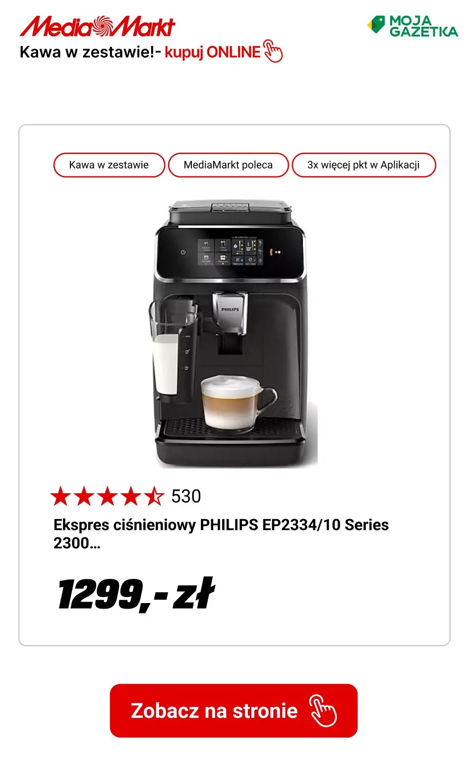gazetka promocyjna Media Markt Ekspresy automatyczne z 4 kg kawy w zestawie - Strona 6