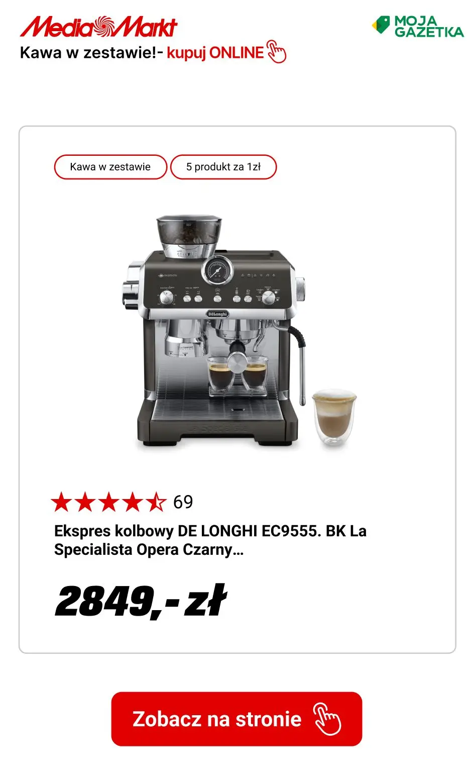 gazetka promocyjna Media Markt Ekspresy automatyczne z 4 kg kawy w zestawie - Strona 10