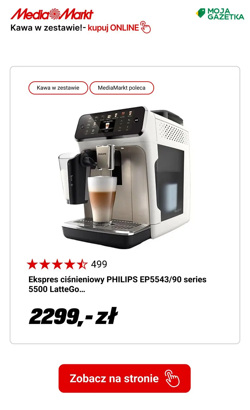 gazetka promocyjna Media Markt Ekspresy automatyczne z 4 kg kawy w zestawie - Strona 12