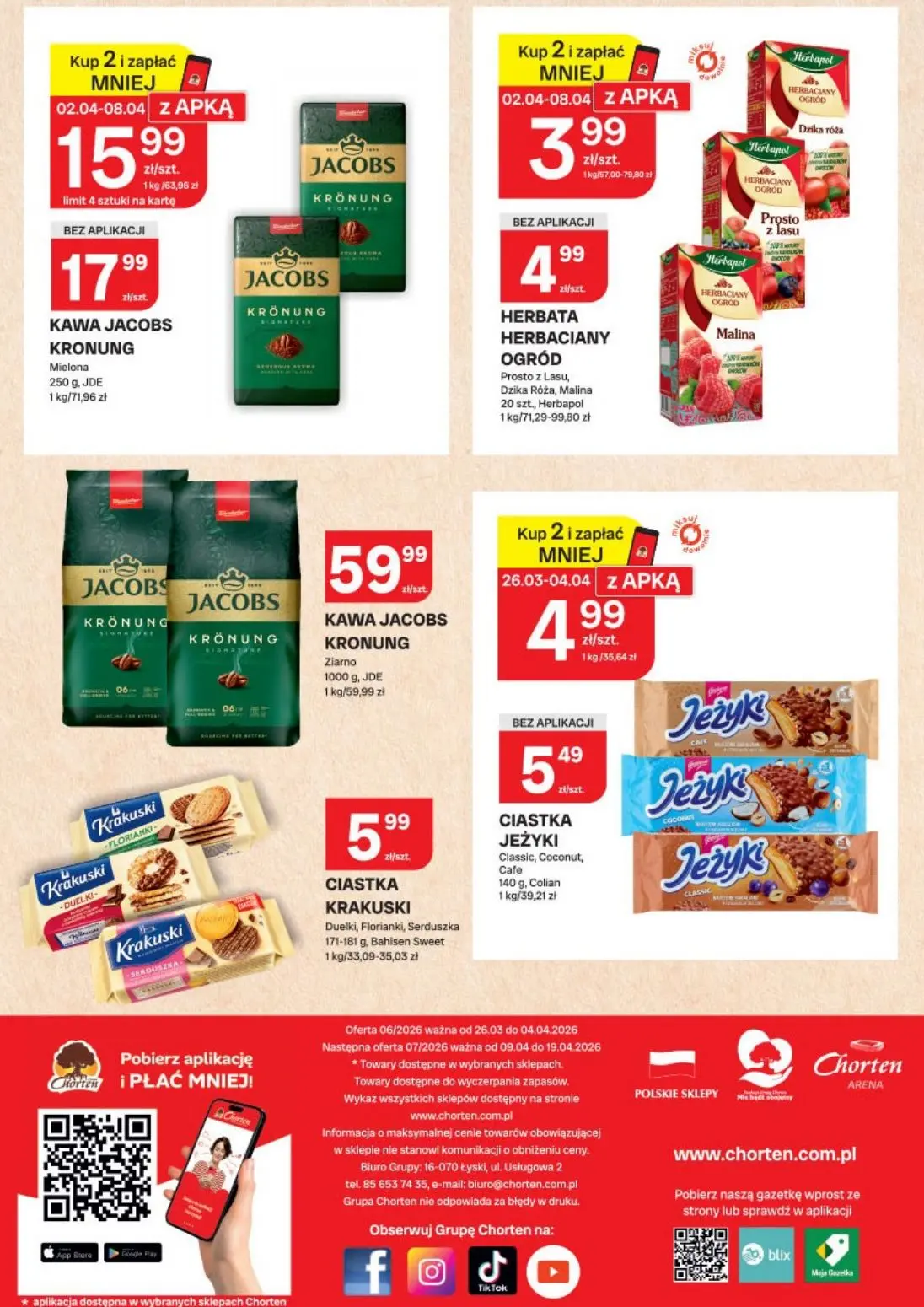 gazetka promocyjna Chorten Lubelskie, Łódzkie, Radom - market - Strona 8