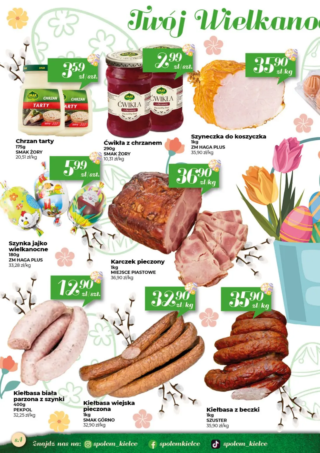gazetka promocyjna Społem Kielce  - Strona 4