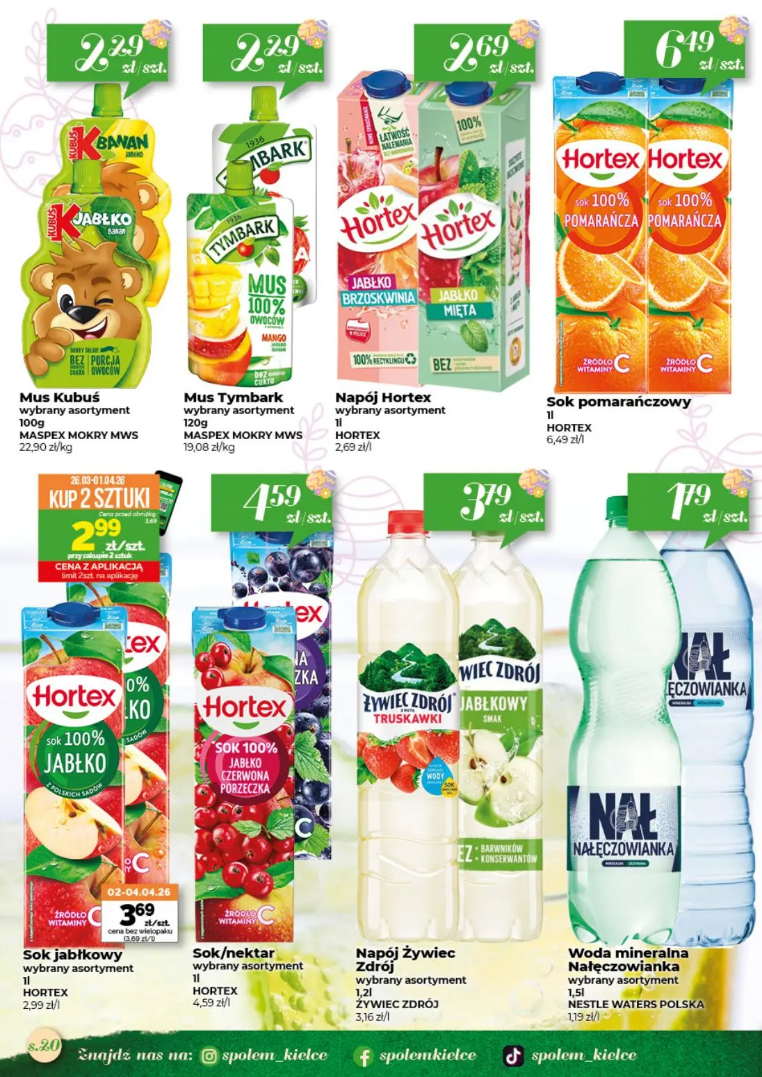 gazetka promocyjna Społem Kielce  - Strona 20