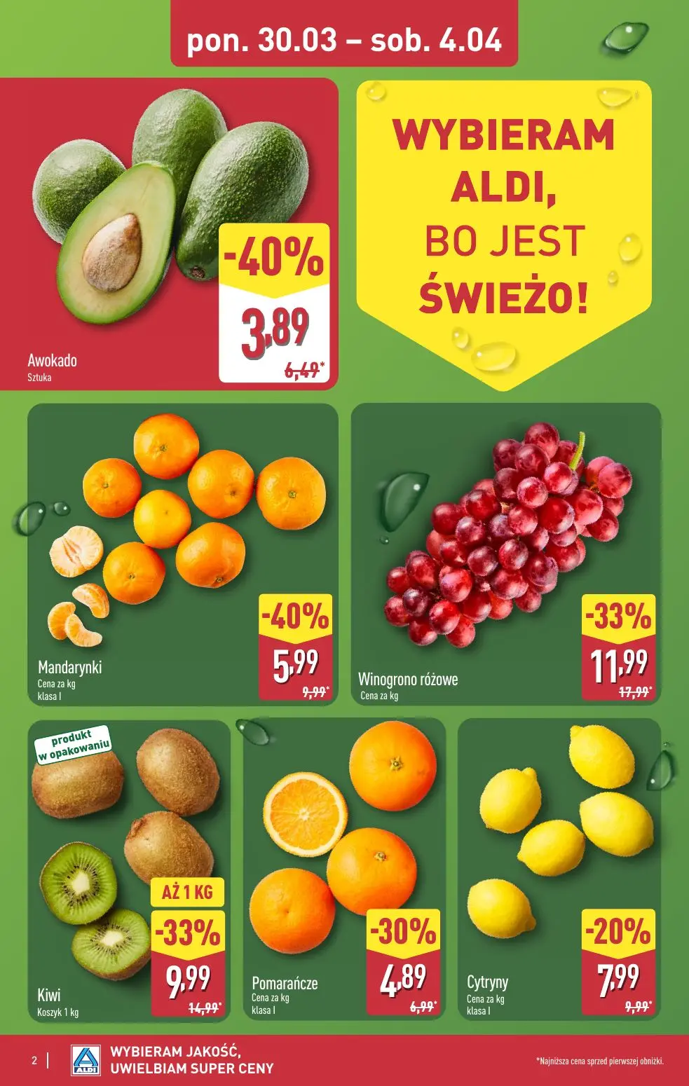 gazetka promocyjna ALDI Na WIELKANOC wybieram ALDI 🐣 - Strona 2