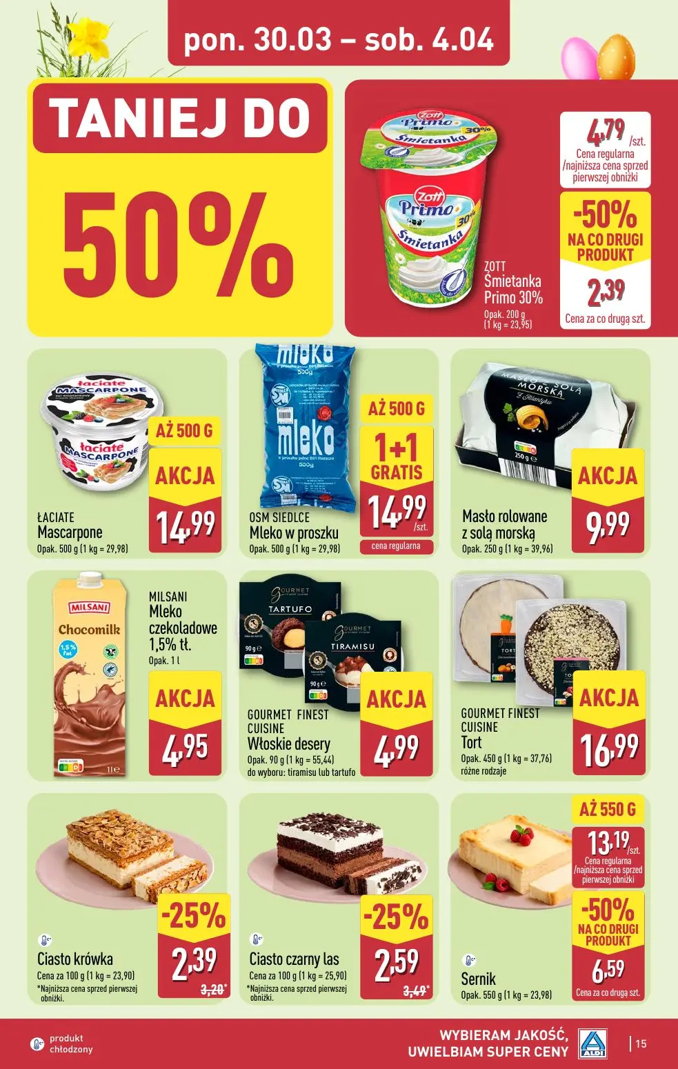 gazetka promocyjna ALDI Na WIELKANOC wybieram ALDI 🐣 - Strona 15