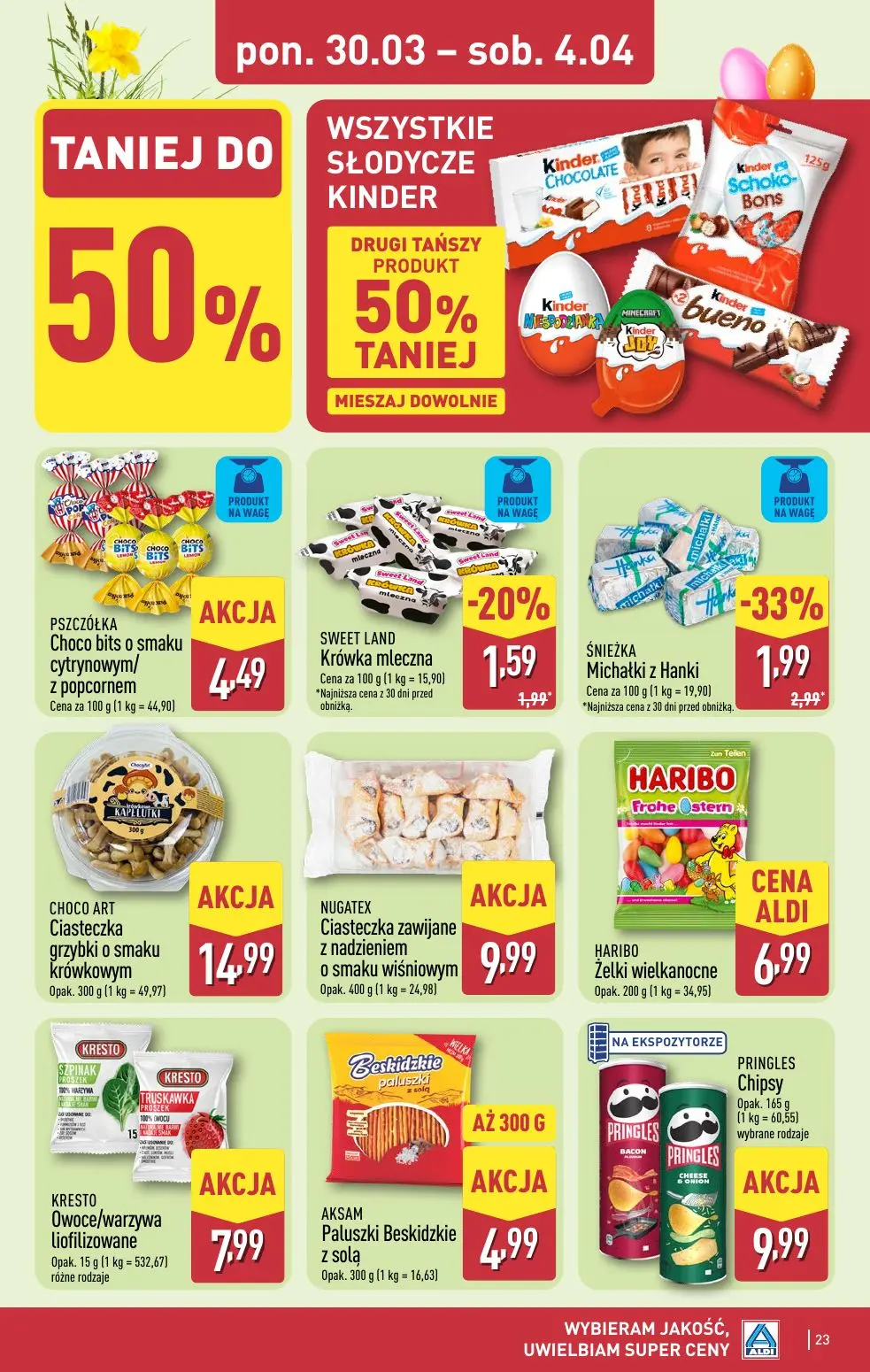 gazetka promocyjna ALDI Na WIELKANOC wybieram ALDI 🐣 - Strona 23