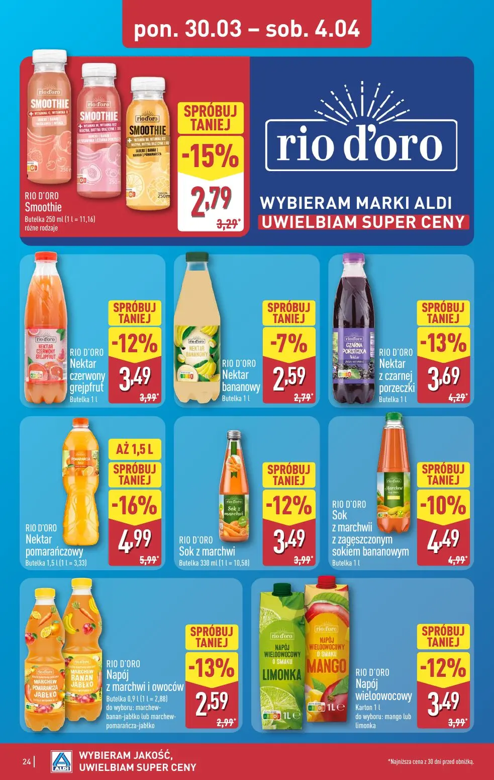 gazetka promocyjna ALDI Na WIELKANOC wybieram ALDI 🐣 - Strona 24