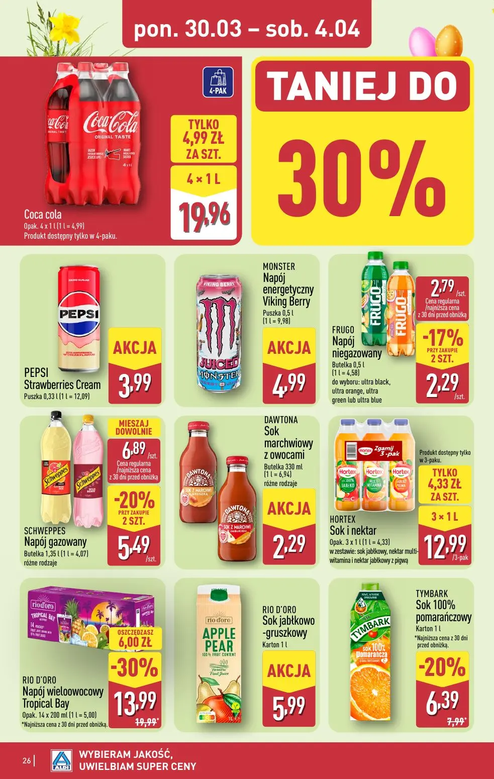 gazetka promocyjna ALDI Na WIELKANOC wybieram ALDI 🐣 - Strona 26