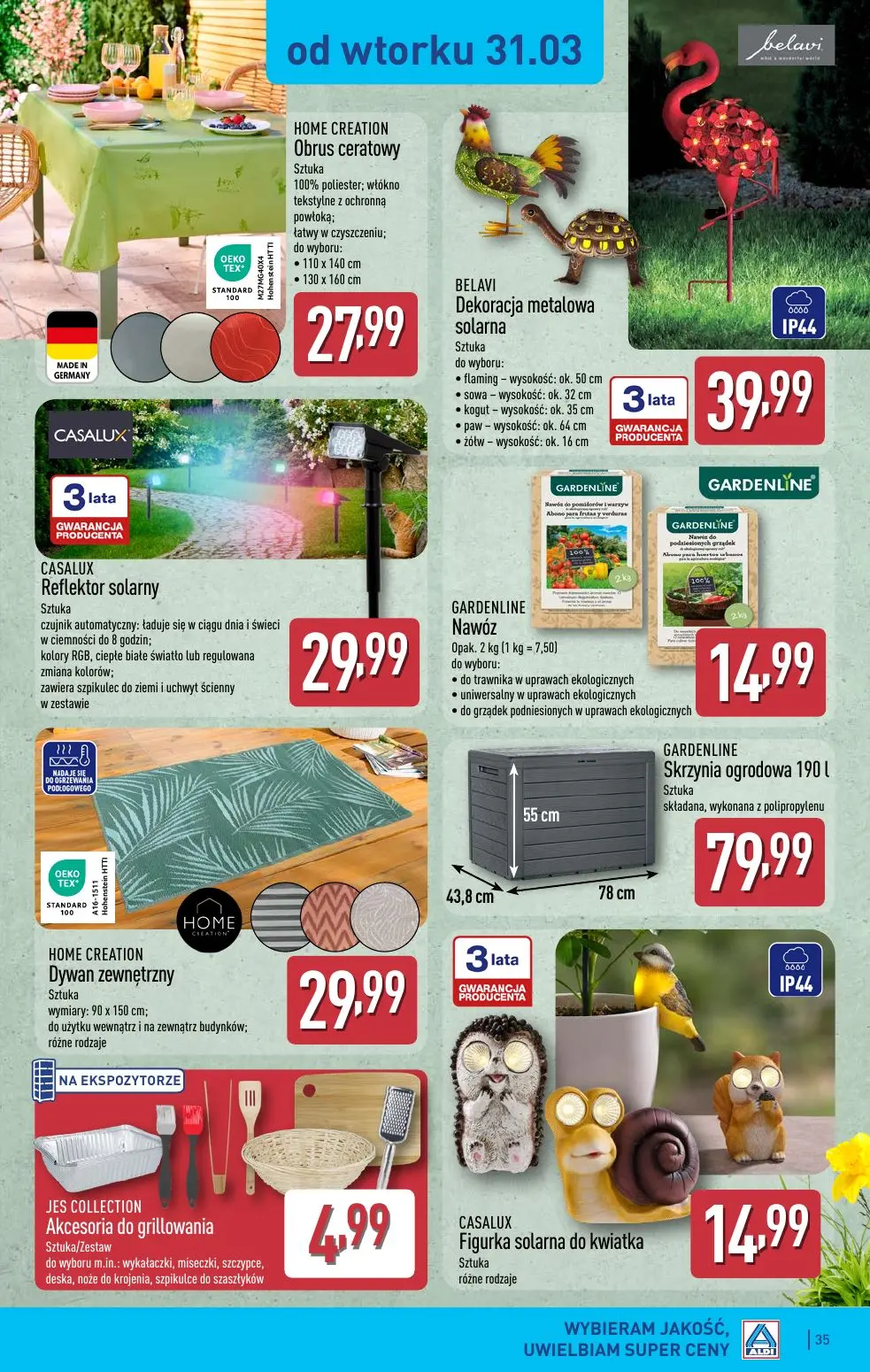 gazetka promocyjna ALDI Na WIELKANOC wybieram ALDI 🐣 - Strona 35