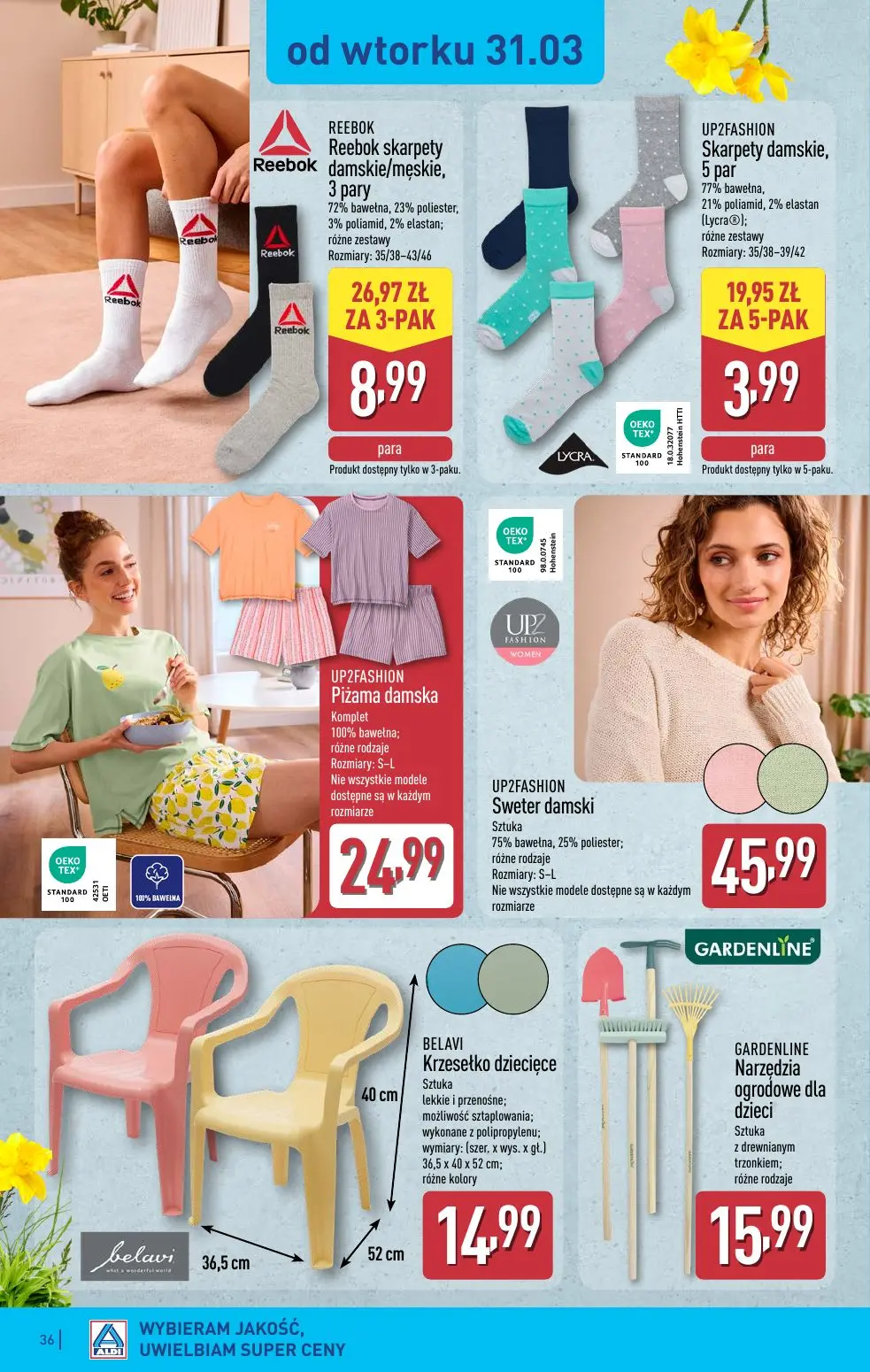 gazetka promocyjna ALDI Na WIELKANOC wybieram ALDI 🐣 - Strona 36