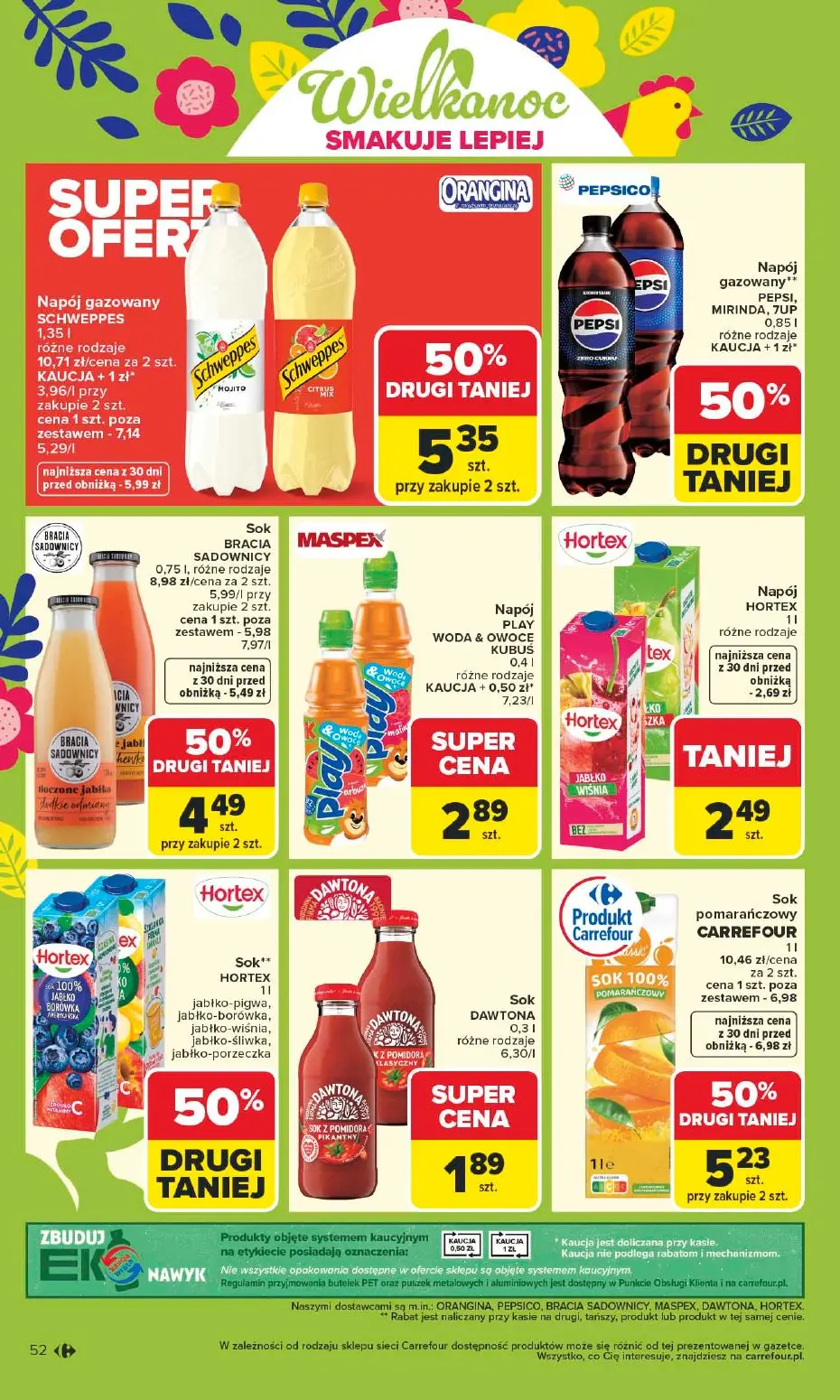 gazetka promocyjna Carrefour Market Wielkanoc smakuje lepiej - Strona 54