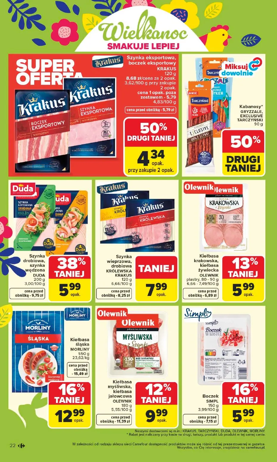 gazetka promocyjna Carrefour Wielkanoc smakuje lepiej - Strona 24