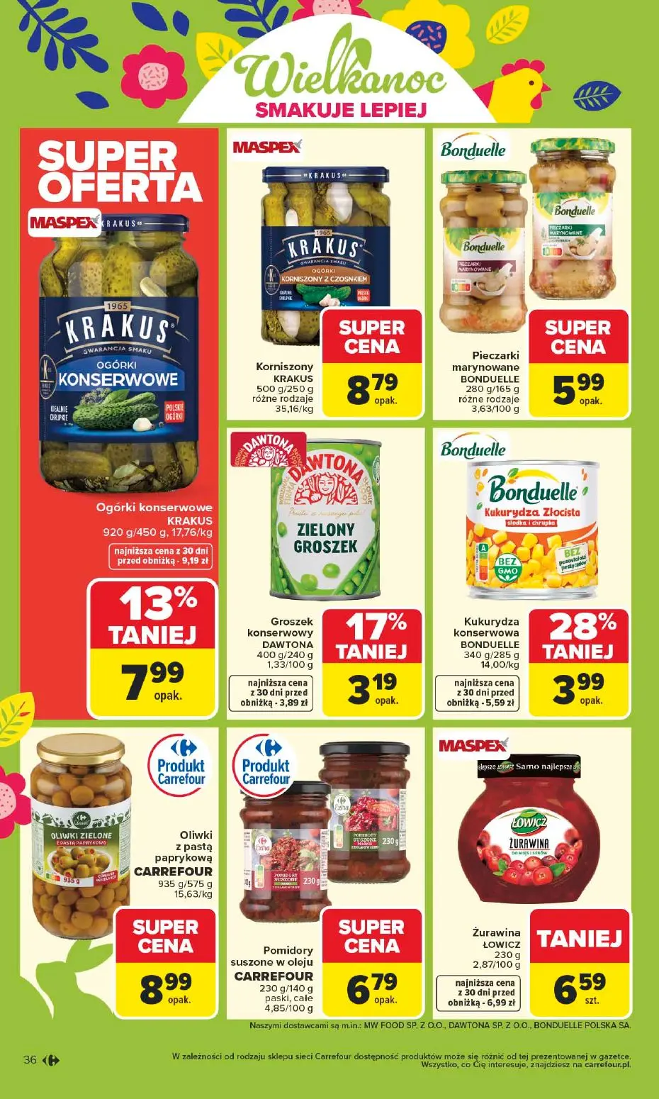 gazetka promocyjna Carrefour Wielkanoc smakuje lepiej - Strona 38