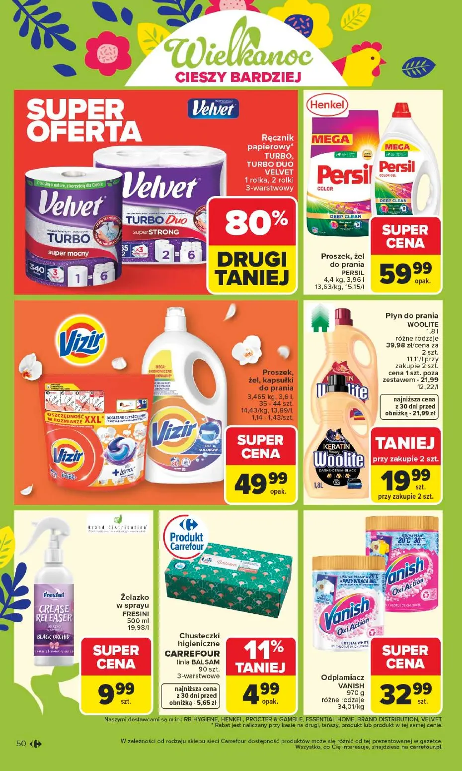 gazetka promocyjna Carrefour Wielkanoc smakuje lepiej - Strona 52