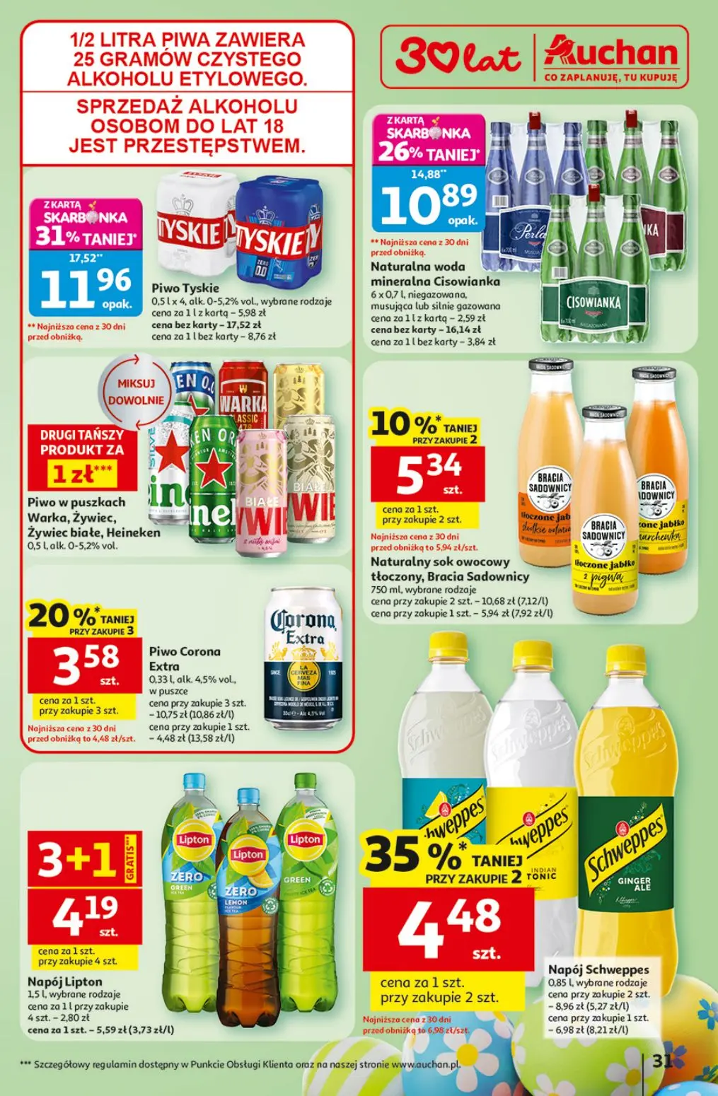 gazetka promocyjna Auchan Supermarket Ceny jak malowane - Strona 31