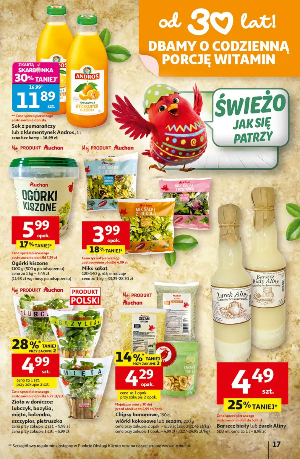 gazetka promocyjna Auchan Ceny jak malowane - Strona 17