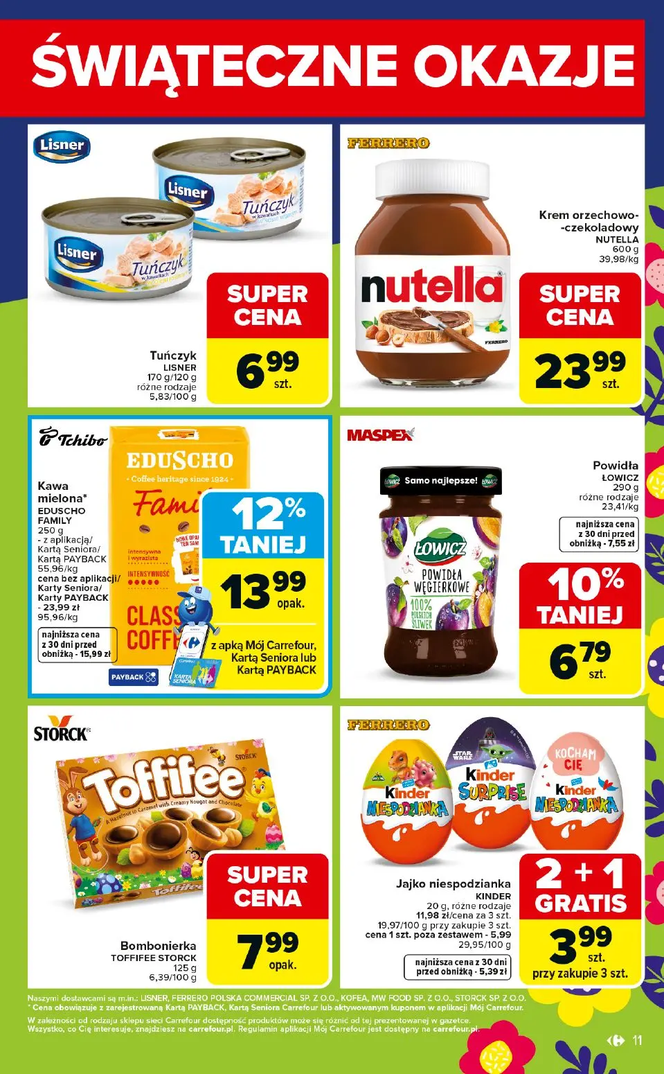 gazetka promocyjna Carrefour Świąteczne okazje od środy! - Strona 11