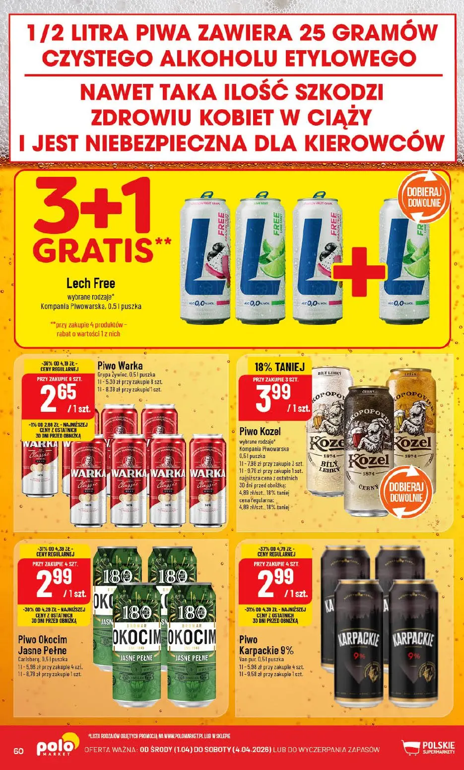 gazetka promocyjna POLOmarket Pomorskie, Zachodniopomorskie, Kujawsko-pomorskie - Strona 60
