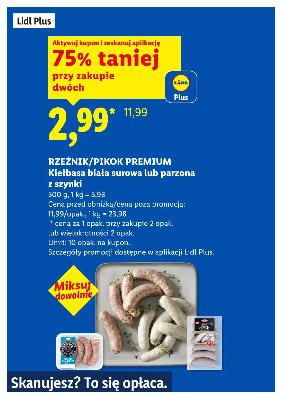gazetka promocyjna LIDL Lidl plus. Skanujesz - To się opłaca - Strona 5