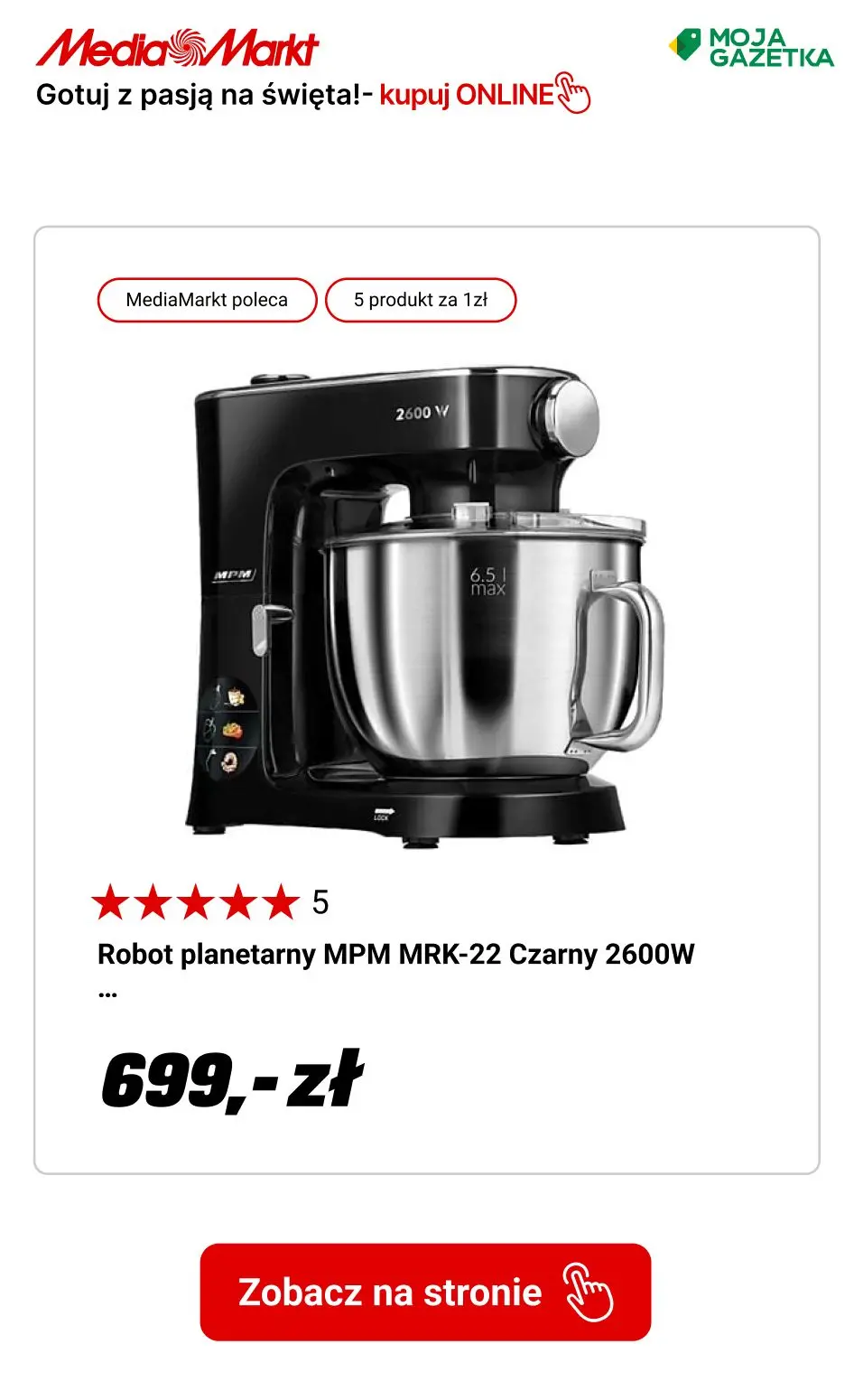 gazetka promocyjna Media Markt Przygotowania do świąt czas start! - Strona 5