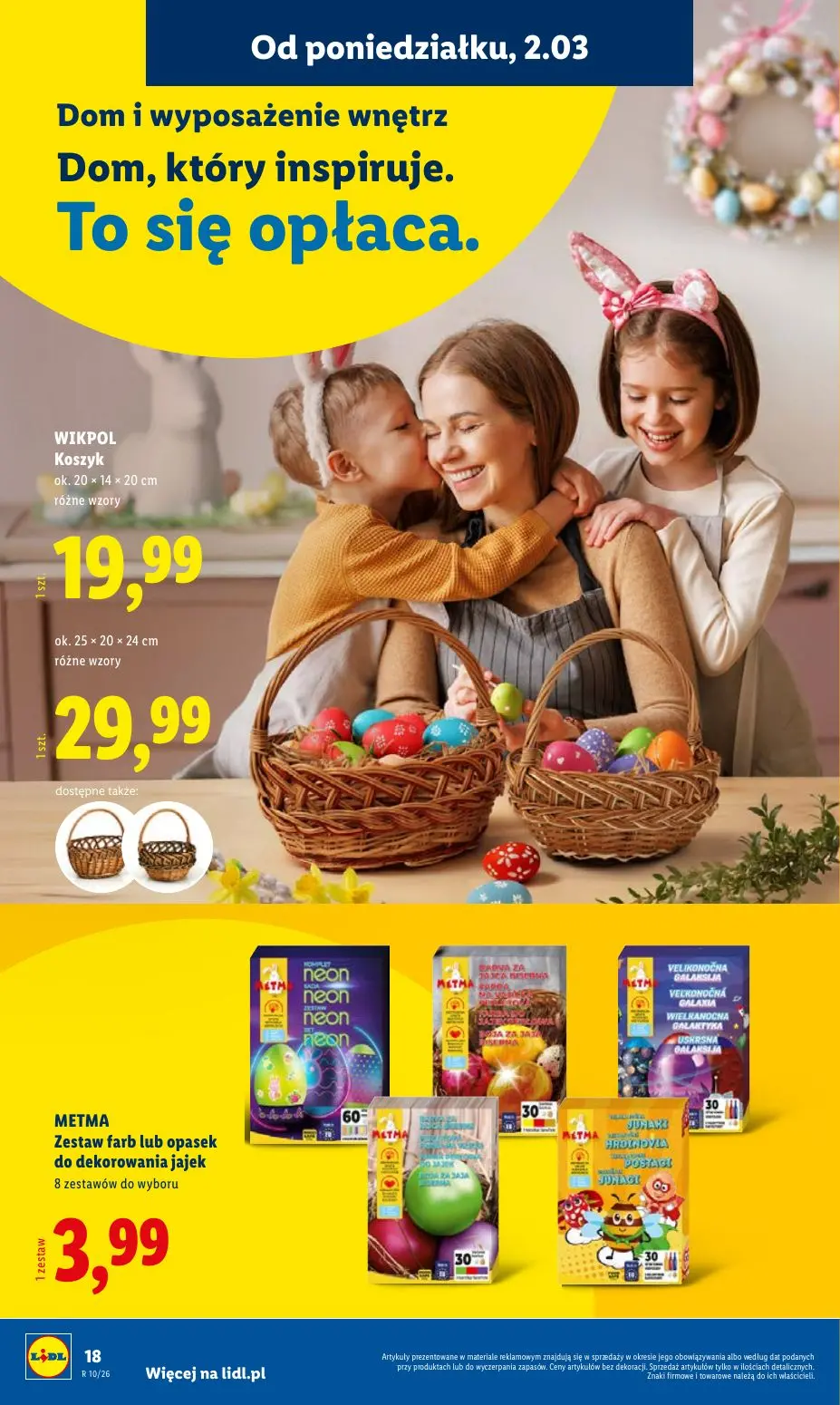 gazetka promocyjna LIDL Wielkanoc pełna radości - Strona 20