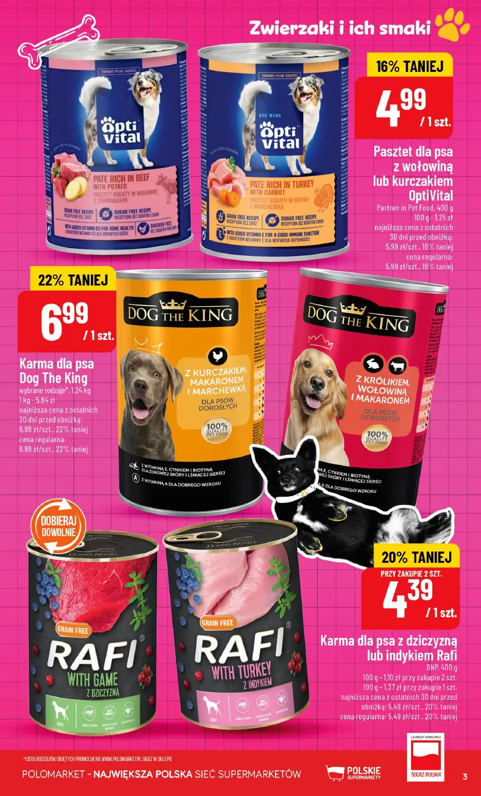 gazetka promocyjna POLOmarket Karmy i nie tylko 🐶🐱 - Strona 3