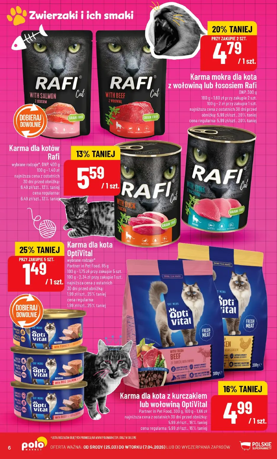 gazetka promocyjna POLOmarket Karmy i nie tylko 🐶🐱 - Strona 6