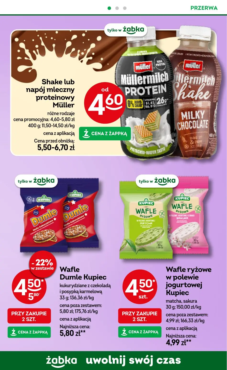 gazetka promocyjna Żabka Uwolnij swój czas! - Strona 61