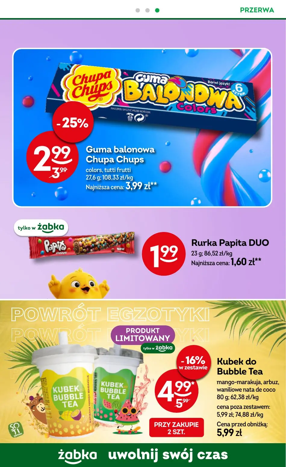 gazetka promocyjna Żabka Uwolnij swój czas! - Strona 63