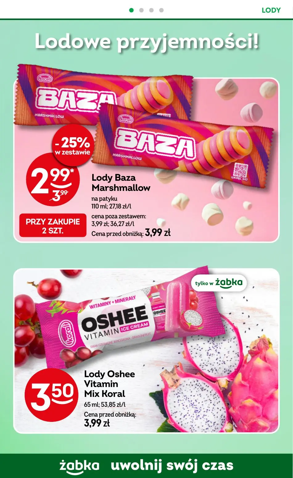 gazetka promocyjna Żabka Uwolnij swój czas! - Strona 64