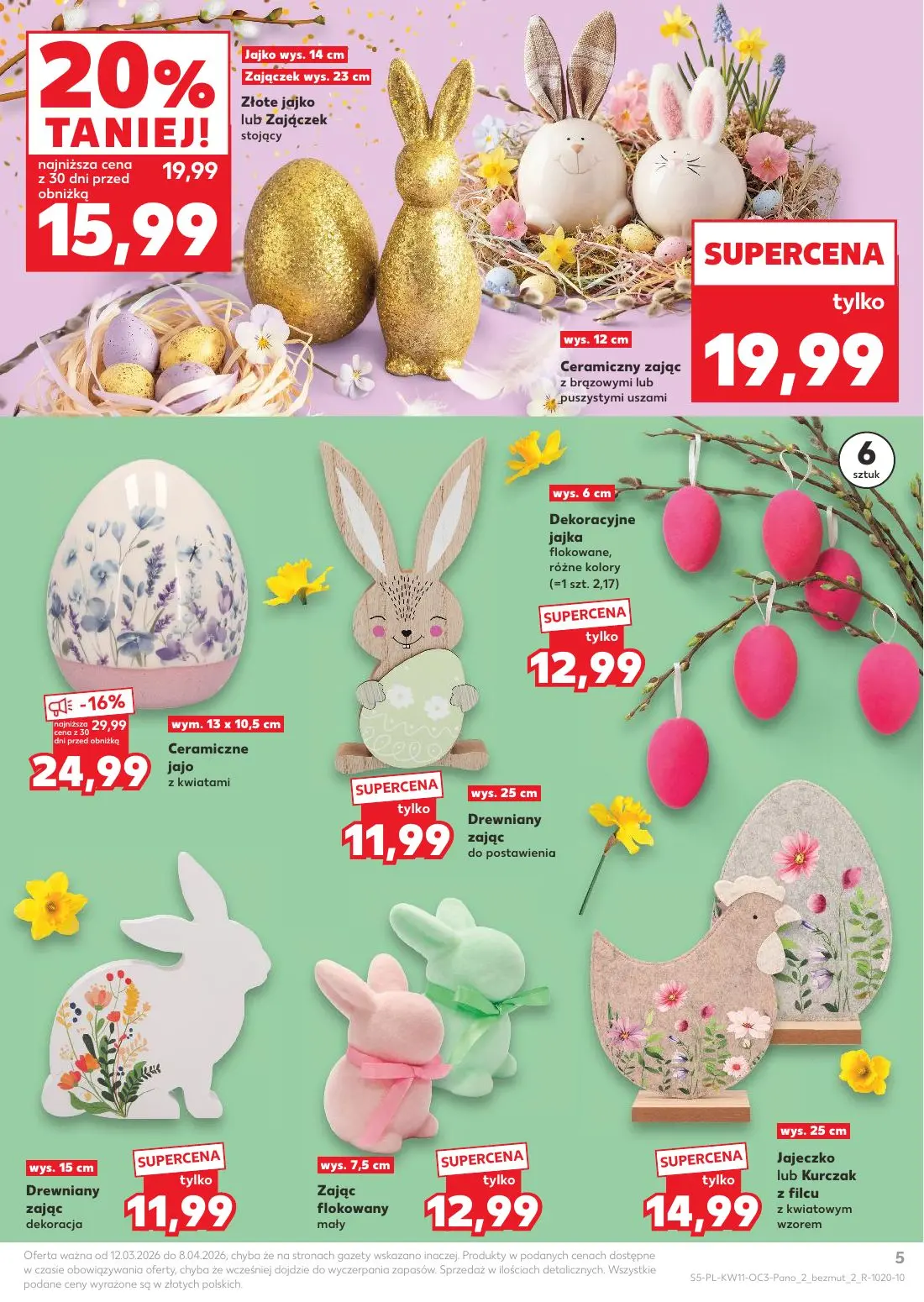 gazetka promocyjna Kaufland Dom gotowy na Wielkanoc - Strona 5