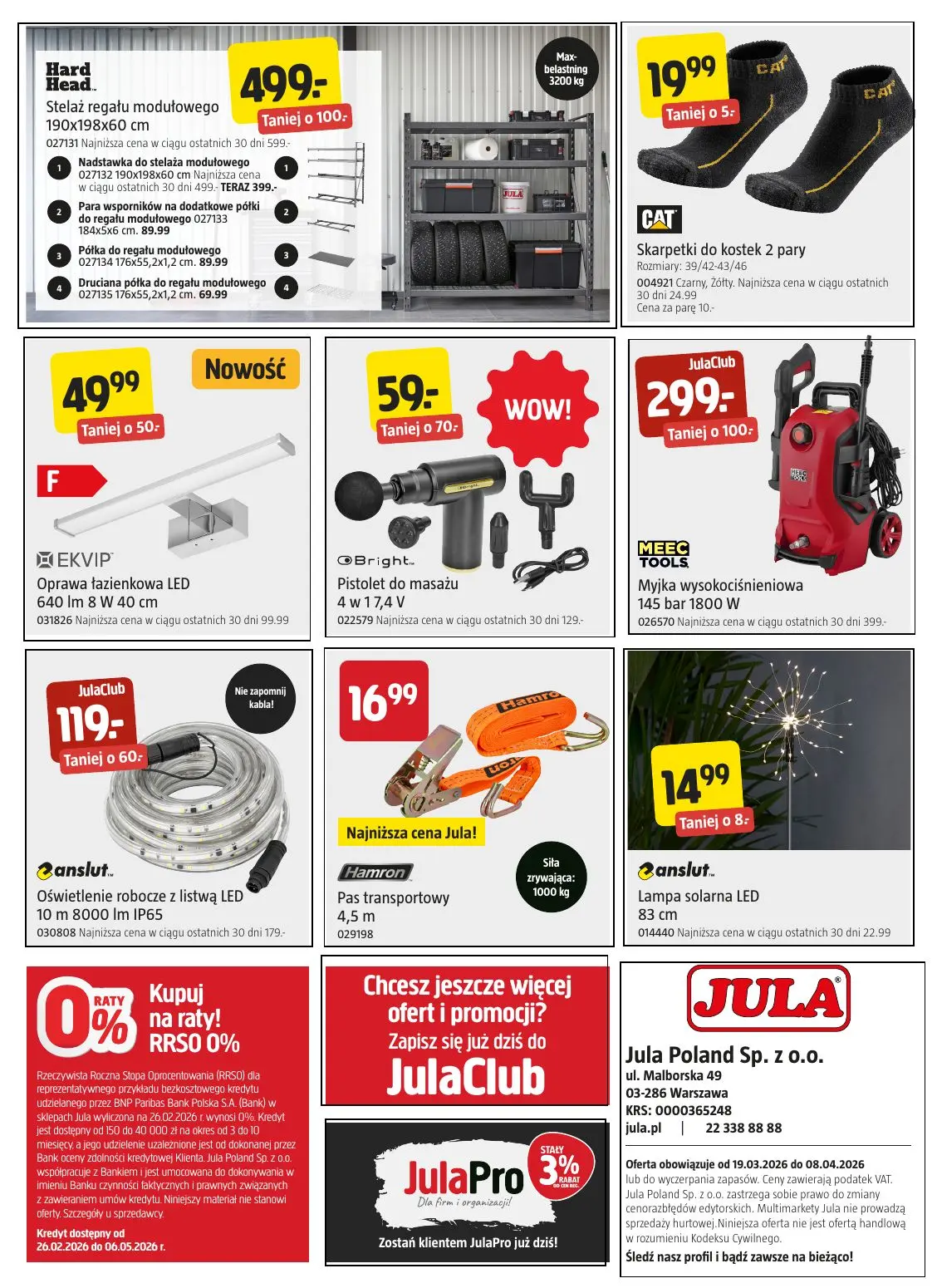 gazetka promocyjna JULA Napraw wiosnę w niskich cenach! - Strona 8