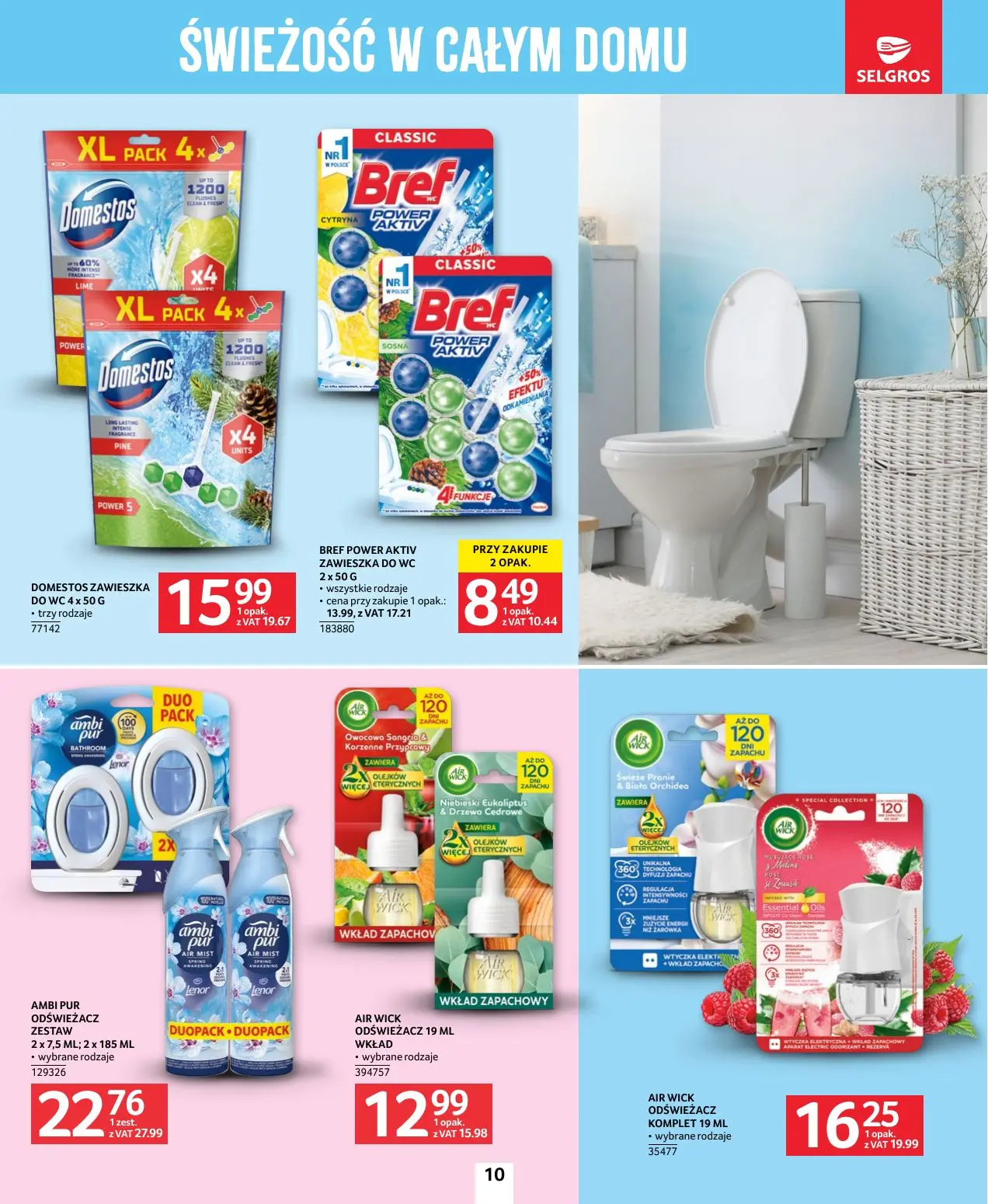 gazetka promocyjna SELGROS Katalog Sprzątanie - Strona 10