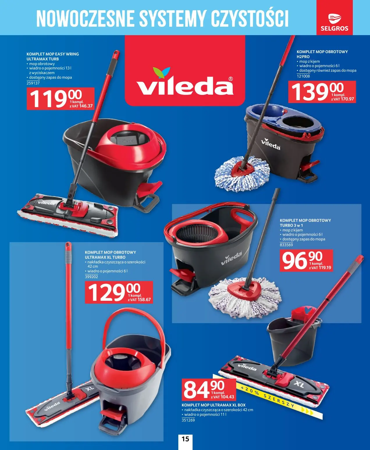 gazetka promocyjna SELGROS Katalog Sprzątanie - Strona 15