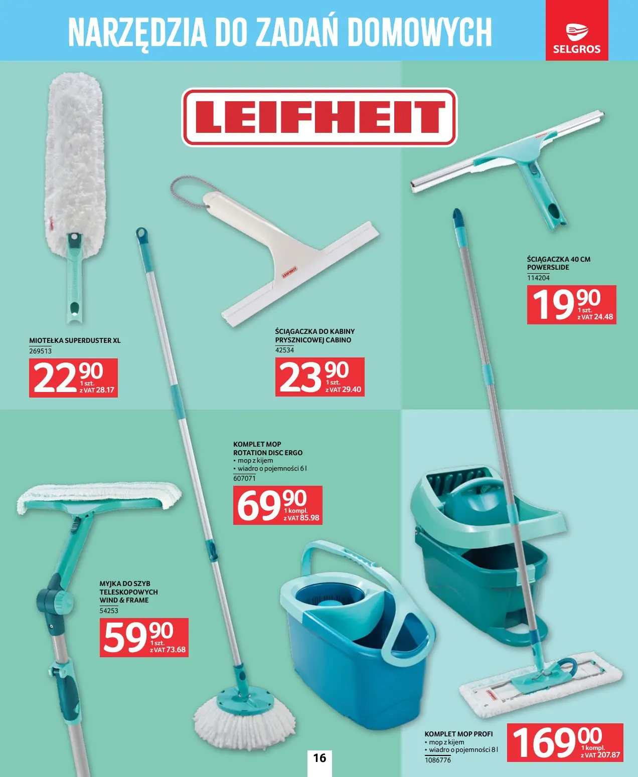 gazetka promocyjna SELGROS Katalog Sprzątanie - Strona 16