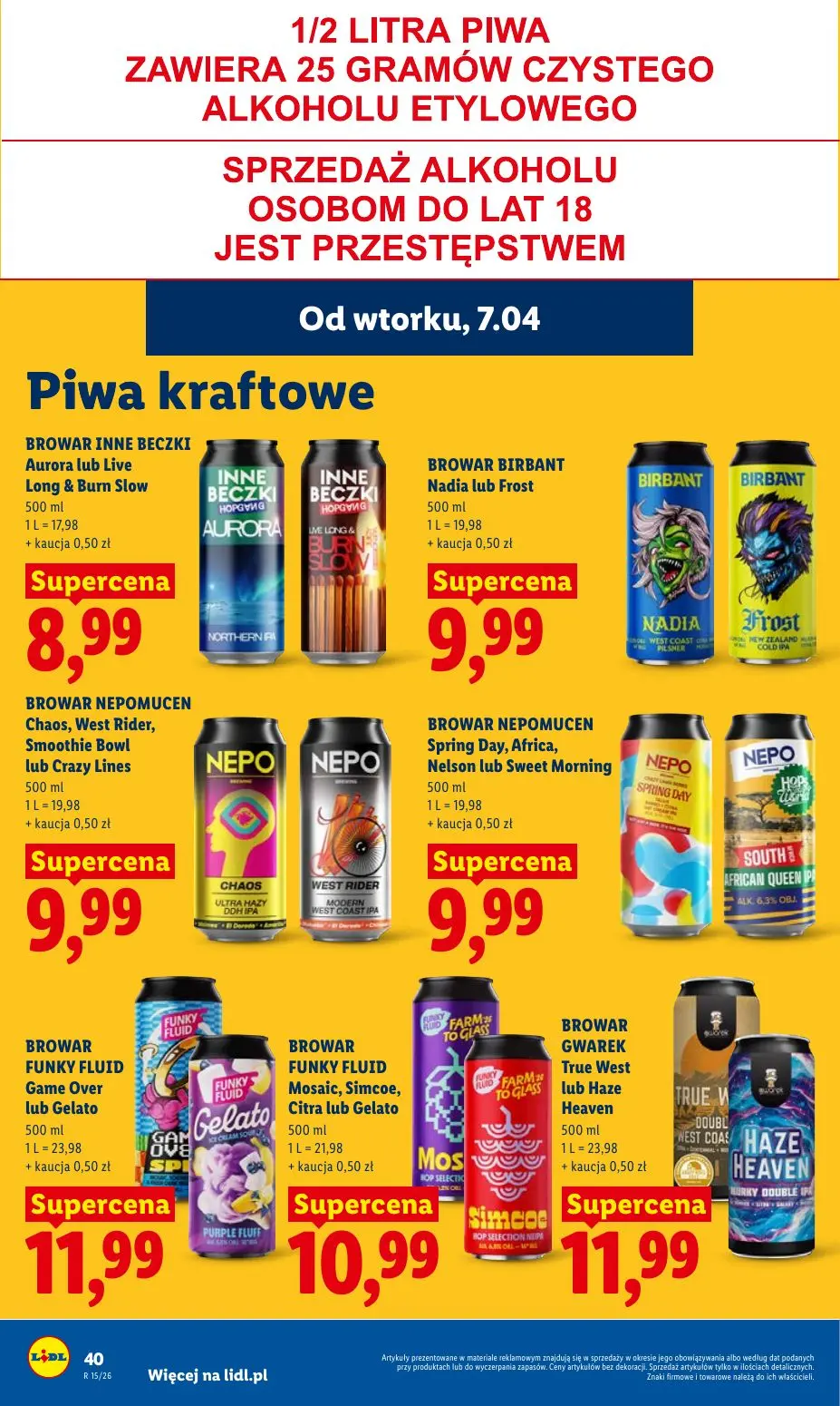 gazetka promocyjna LIDL Od wtorku - Strona 40