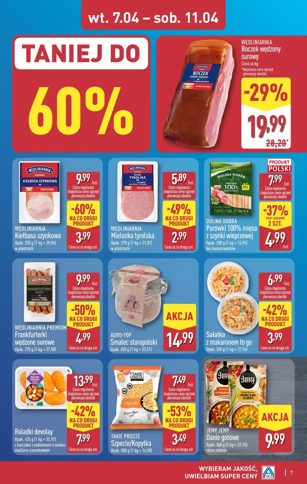 gazetka promocyjna ALDI Wybieram ALDI, bo jest tanio - Strona 7