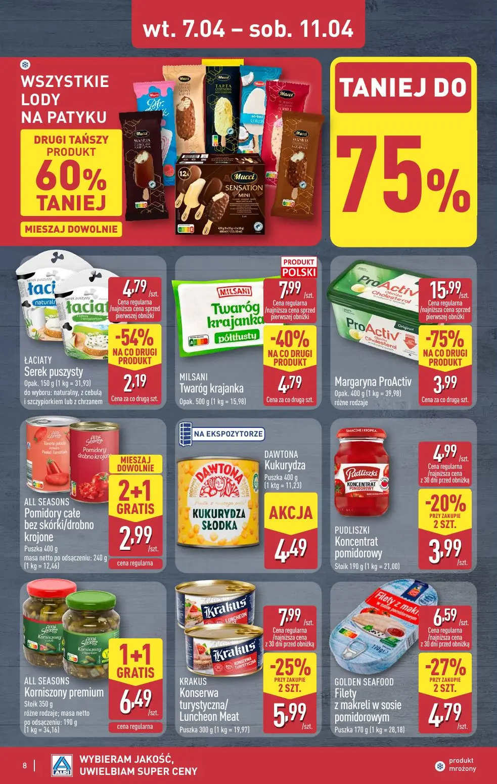 gazetka promocyjna ALDI Wybieram ALDI, bo jest tanio - Strona 8