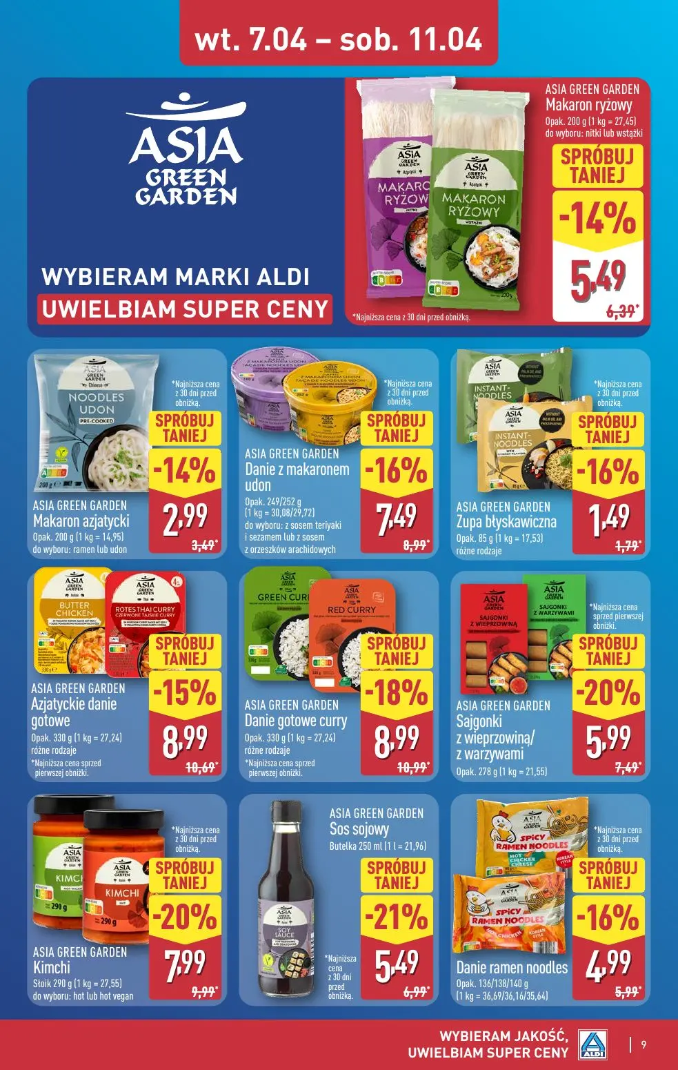 gazetka promocyjna ALDI Wybieram ALDI, bo jest tanio - Strona 9