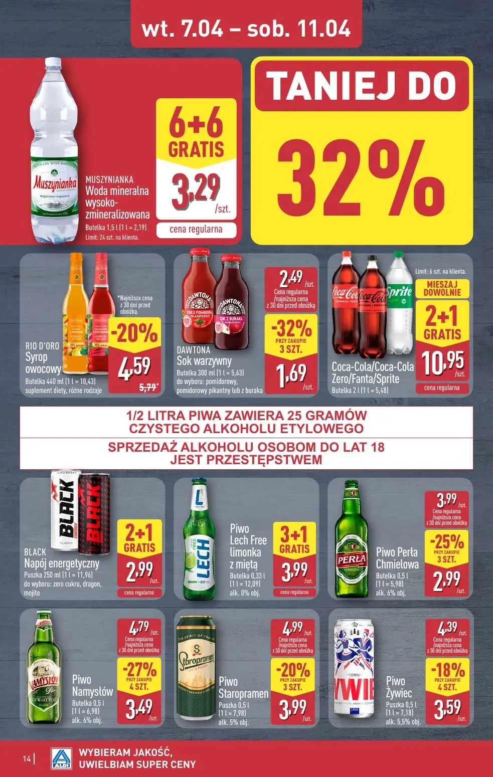 gazetka promocyjna ALDI Wybieram ALDI, bo jest tanio - Strona 14