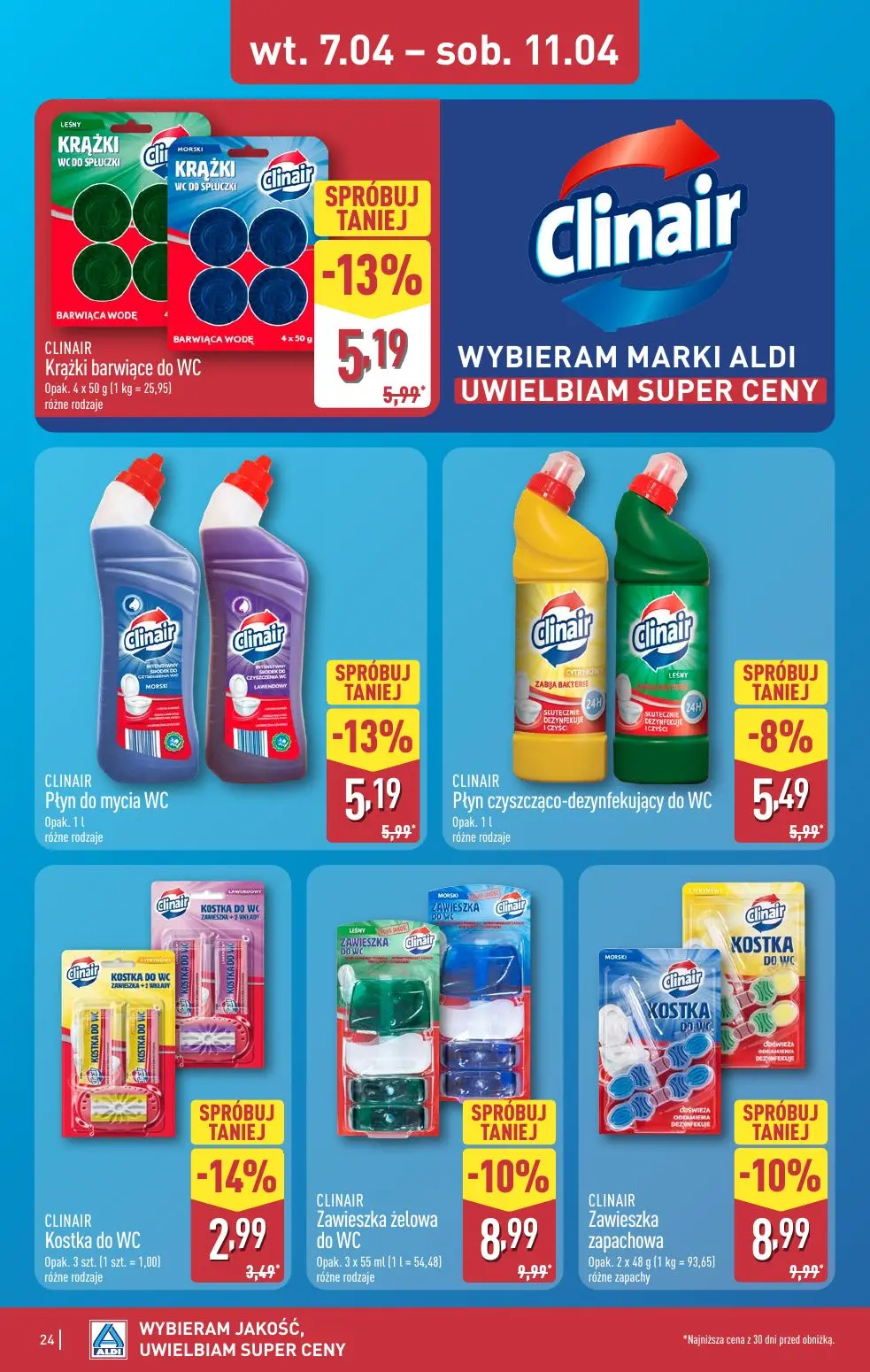 gazetka promocyjna ALDI Wybieram ALDI, bo jest tanio - Strona 24