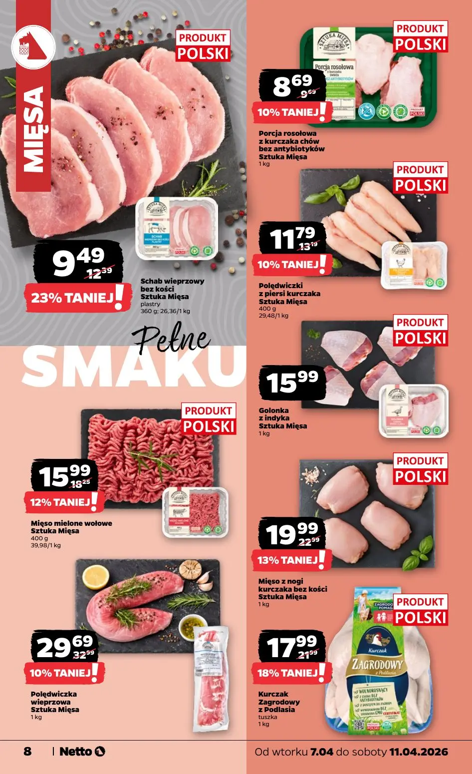 gazetka promocyjna NETTO Tanio i świeżo - Strona 8